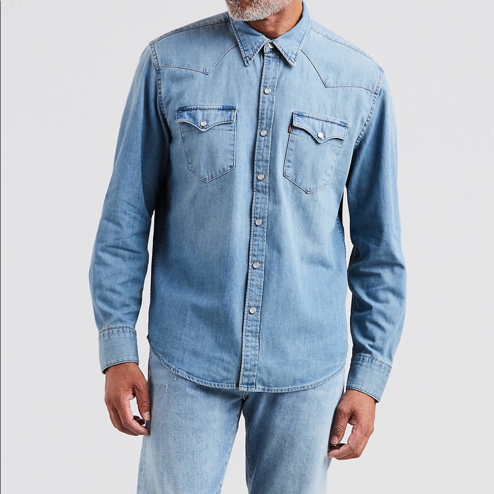Levi’s Western Cowboy Barstow Pearl Snap Shirt